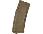 Arcturus AR MOD1 M4/M16 200 Round Mid-Cap Windowed EMM Airsoft Magazines - FDE (5 Pack) (MAG-M1AE-TN-5P)