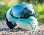 Empire EVS Paintball Mask w/ 1 Lens - Crystal Clear/Teal
