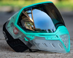 Empire EVS Paintball Mask w/ 1 Lens - Crystal Clear/Teal