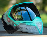 Empire EVS Paintball Mask w/ 1 Lens - Crystal Clear/Teal