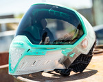 Empire EVS Paintball Mask w/ 1 Lens - Crystal Clear/Teal