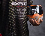 Empire EVS Paintball Mask w/ 1 Lens - Crystal Clear/Orange