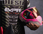 Empire EVS Paintball Mask w/ 1 Lens - Crystal Clear/Pink