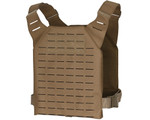 Lancer Tactical Low Profile Laser Cut Molle Plate Carrier - Tan (CA-7705T)