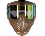 HK Army HSTL Thermal Paintball Mask - Tan w/ Gold Lens