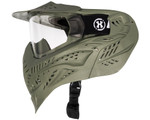 HK Army HSTL Single Paintball Mask - Olive w/ Clear Lens