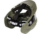 HK Army HSTL Single Paintball Mask - Olive w/ Clear Lens