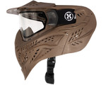 HK Army HSTL Thermal Paintball Mask - Tan w/ Clear Lens