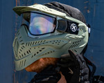 HK Army HSTL Thermal Paintball Mask - Olive w/ Clear Lens