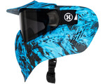 HK Army HSTL Thermal Paintball Mask - Blue Flame w/ Smoke Lens