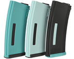 KWA MS120 AEG Mid-Cap 120 Round Magazine - 3-Pack - Midnight Mint