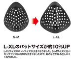Laylax Battle Style Aeroflex Face Guard - Black - Small/ Medium