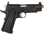 PTS ZEV Ed Brown 1911 Standard Version Gas Blowback Airsoft Pistol - Black