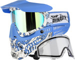 JT ProFlex Paintball Mask - LE Dynasty Dragon Blue w/ 2 Lenses (23812)