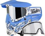 JT ProFlex Paintball Mask - LE Dynasty Dragon Blue w/ 2 Lenses (23812)
