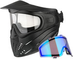 JT Premise Paintball Mask w/ Additional Lens - Black