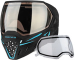 Empire EVS Paintball Mask/Goggle - Black/Aqua (21723)