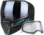 Empire EVS Paintball Mask/Goggle - Black/Aqua (21723)