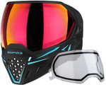 Empire EVS Paintball Mask/Goggle - Black/Aqua (21723)