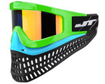 JT ProFlex X Paintball Mask w/ Quick Change System - Lime/Teal/Black