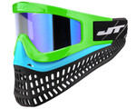 JT ProFlex X Paintball Mask w/ Quick Change System - Lime/Teal/Black