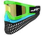 JT ProFlex X Paintball Mask w/ Quick Change System - Lime/Teal/Black
