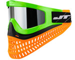 JT ProFlex X Paintball Mask w/ Quick Change System - Lime/Black/Orange