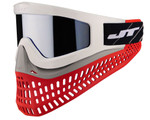 JT ProFlex X Paintball Mask w/ Quick Change System - White/Grey/Red
