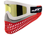 JT ProFlex X Paintball Mask w/ Quick Change System - White/Grey/Red