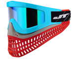 JT ProFlex X Paintball Mask w/ Quick Change System - Teal/Grey/Red