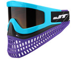 JT ProFlex X Paintball Mask w/ Quick Change System - Teal/Black/Purple