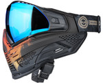 Push Unite XL Paintball Mask - Infamous Fire Skull