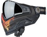 Push Unite XL Paintball Mask - Infamous Fire Skull