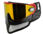 Empire E-Mesh Airsoft Mask - Red w/ Fire Mirror Lens