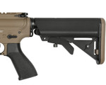 G&G Armament GR4 CQB-S Mini Blow Back AEG Airsoft Gun - Tan/Black (EGR-CQS-MIN-DBB-NCM)