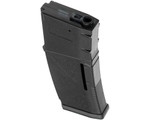 Arcturus M4/M16 MOD1 30/130 Round Variable-Cap Windowed EMM Airsoft Magazine - Black (5 pack) (MAG-M1A-BK-5P)
