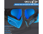 Virtue Vio X6 Paintball Mask - Ice Black