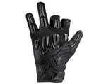 HK Army Hardline Armored Half Finger Paintball Gloves - Blackout