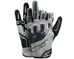 HK Army Hardline Armored Half Finger Paintball Gloves - Graphite