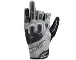 HK Army Hardline Armored Half Finger Paintball Gloves - Graphite