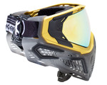 HK Army SLR Paintball Mask - Alloy (Gold/Black/Smoke w/ Gold Lens)