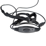 Emerson Tactical SWAT Throat Mic w/ PTT for ICOM / MIDLAND 2-Pin Radio