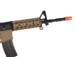 G&G Combat Machine CM16 Raider Long Airsoft Electric Rifle ( Tan Lower / Black Upper )