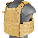 Lancer Tactical 4906 MOLLE Plate Carrier ( Desert Tan )