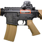 Cyma Colt M4 CQB-R Full Metal Gearbox Airsoft AEG - ( Tan / Black )