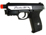 WG Silver & Black Full Metal Panther Built In Laser CO2 Airsoft Pistol w/ RIS Rail