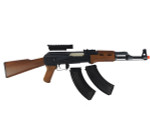 Cyma AK47 CM028 Deluxe Edition Airsoft Metal Gearbox AEG Gun Package