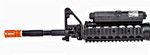 490 FPS King Arms M4 RIS Carbine Airsoft AEG Rifle W/ Full Metal Gearbox W/ Battery & Charger - Full Trademarks