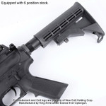 490 FPS King Arms M4 RIS Carbine Airsoft AEG Rifle W/ Full Metal Gearbox W/ Battery & Charger - Full Trademarks