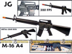 410 FPS JG Enhanced M16-A2 Metal Gearbox AEG Airsoft Gun f6607